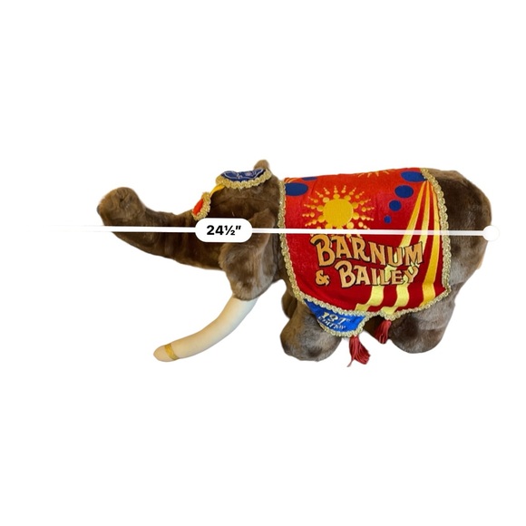 Ringling Bros and Barnum & Bailey Circus Elephant Plush 137th Edition - Picture 7 of 7